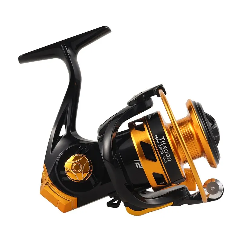 Fishmx Fishing Reel 5.2:1 Fishing Lure Spinning Reel Metal Spool Saltwater Feeder Reel Carp For Fishing Accessories Pesca