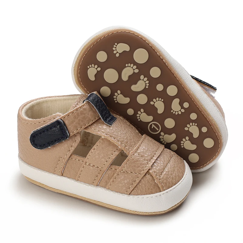 0-18M Newborn Baby Shoes Boys new and Girls Summer Sandals Soft Rubber Sole Anti slip Baby First Step 2025 Walking Shoes Baby Sandals