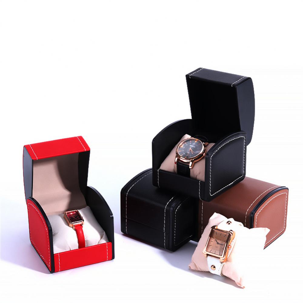 New Watch Box Simple PU Leather High-end European Men's Watch Display Box Mechanical Storage Box Gift Box Packaging Box Gift Box