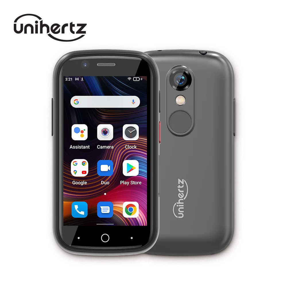 Unihertz Jelly 2E Mini 4G Android 12 Unlocked Smartphone 4+64GB With SD Card NFC Silver Grey And VoLTE HD Vioce Support