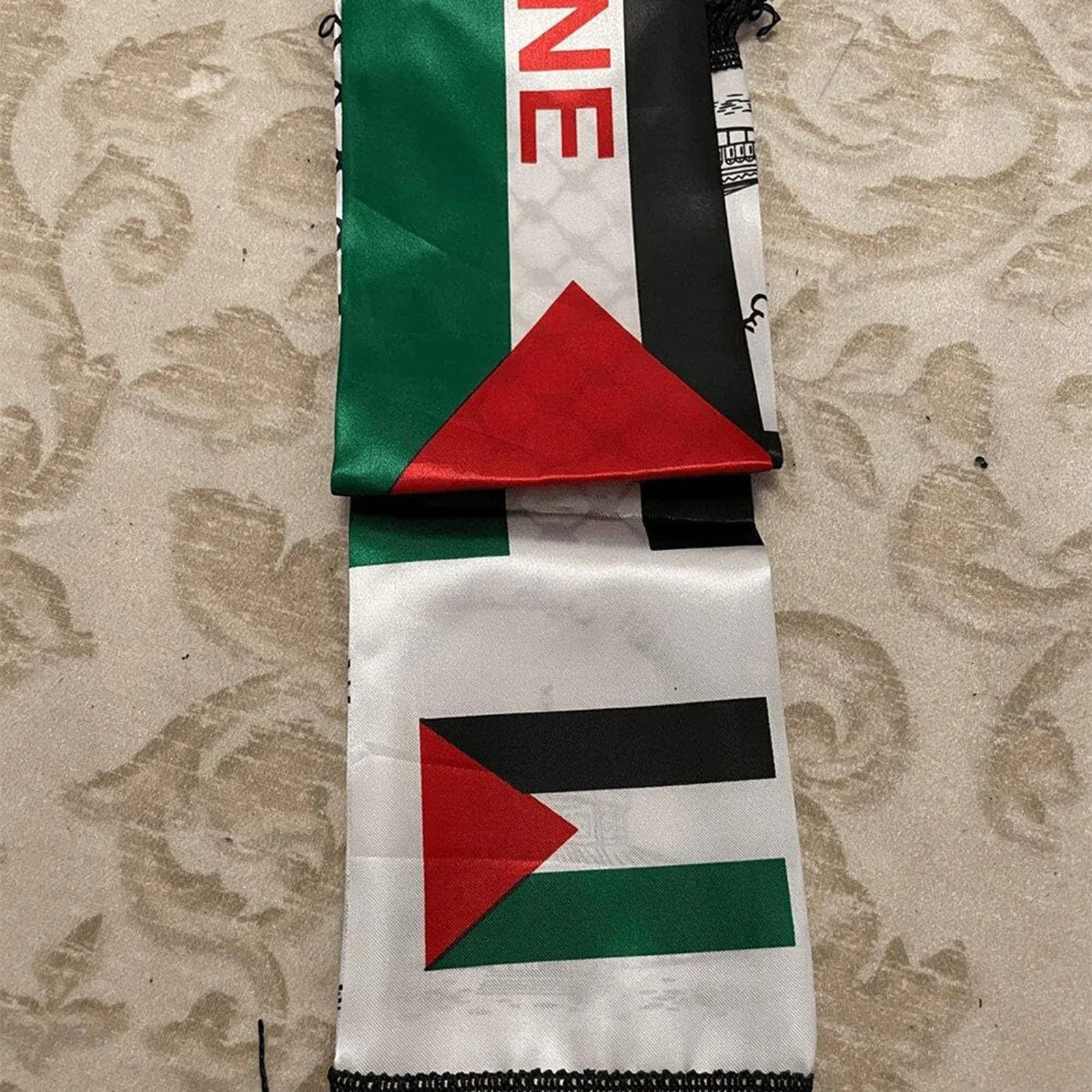 Women's Scarf Palestine Flag Scarf Double Side Soft Skin Friendly Comfortable Scarf 2023 Winter Warm Scarf Bufanda
