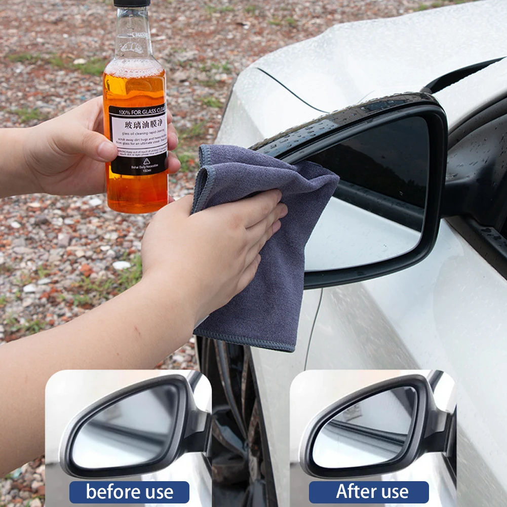 150ml Car Windshield Glass Oil Film Remover Universal Polish Glass Cleaner For Clean Water Spots Rain-Mark 1/2/4PCS