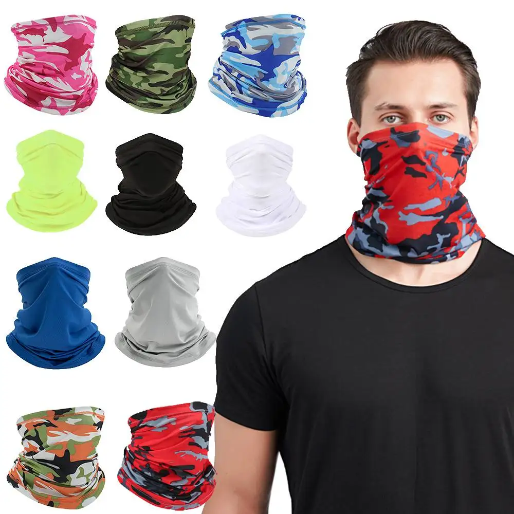 Sports Scarf Bandana Balaclava Neck Warmer Cycling Hiking Tube Face Head Wrap Cover Riding Headband Motorcycle Face Mask Camping
