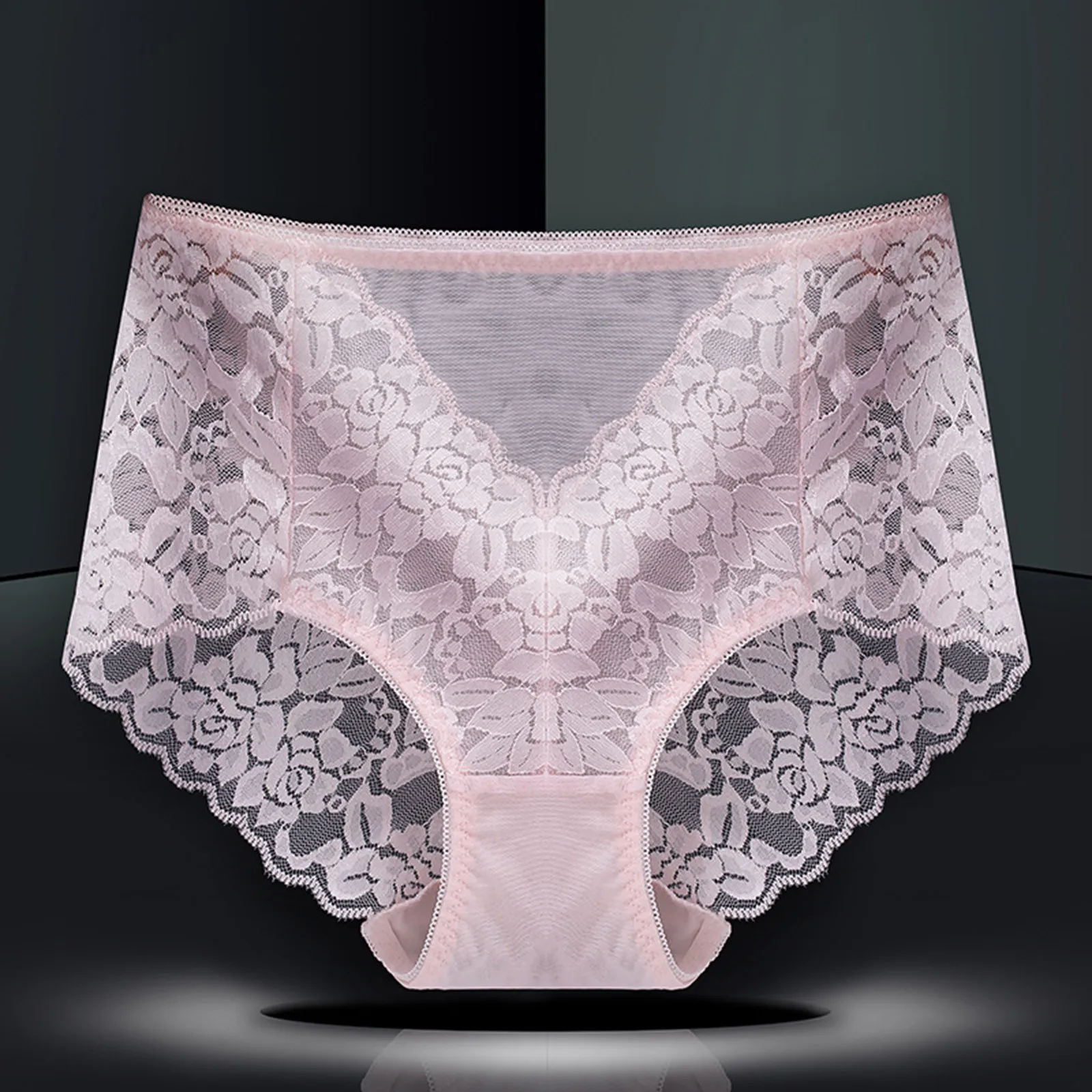 Women s Underwear Lace Hollow Out Underpants Soft Comfortable Briefs Sexy Large Size Panty Lingeries For