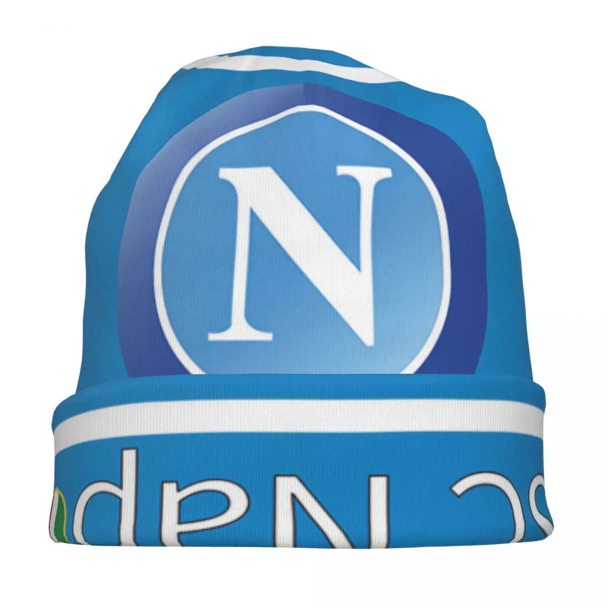 Football Ssc Naples Bonnet Hat Autumn Winter Outdoor Skullies Beanies Hat for Men Women Warm Dual-use Cap