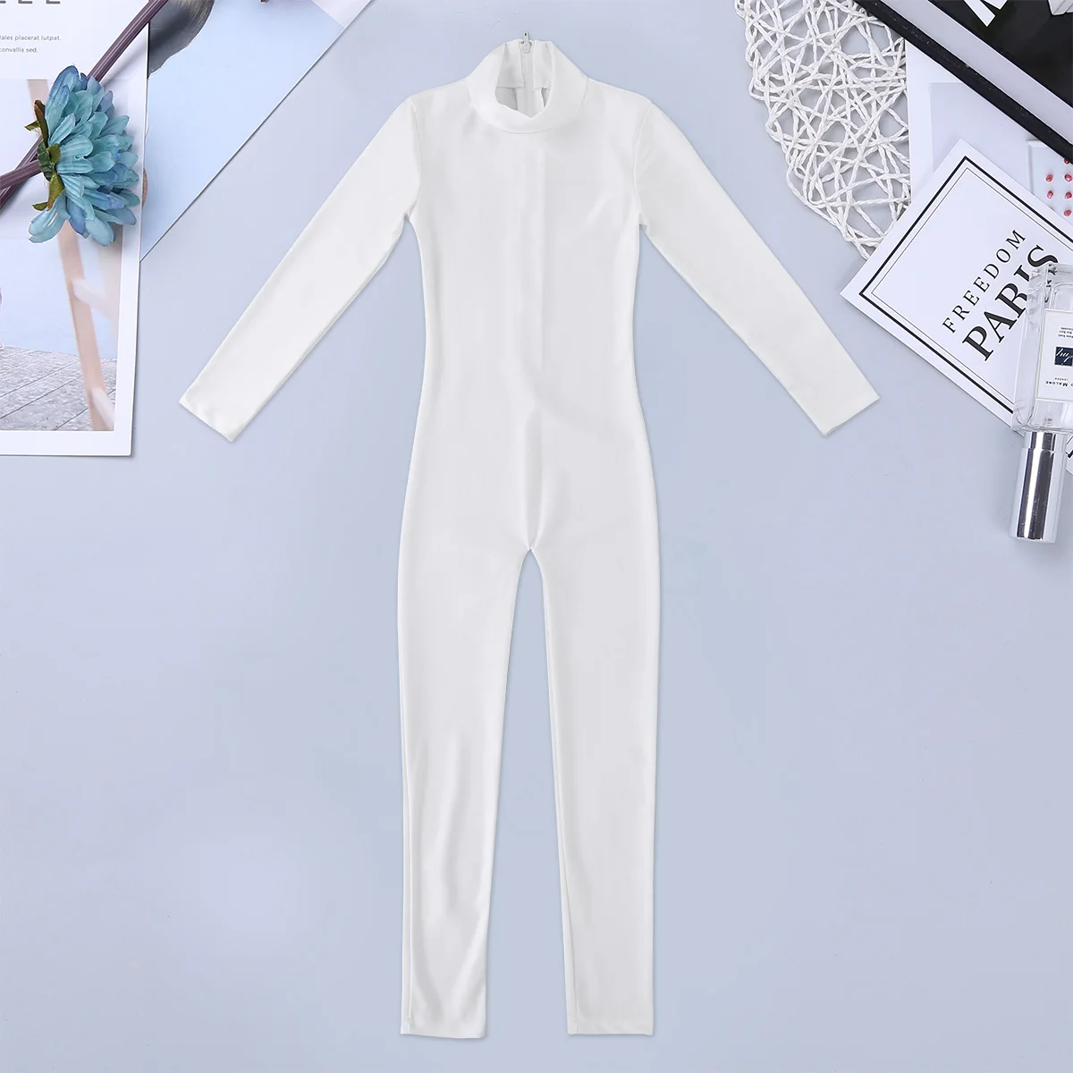 Kids new Girls Ballet Leotards Costume Long Sleeve Gymnastics Leotard 2025 Jumpsuit Unitard Ballet Dance Class Training Performance Wear