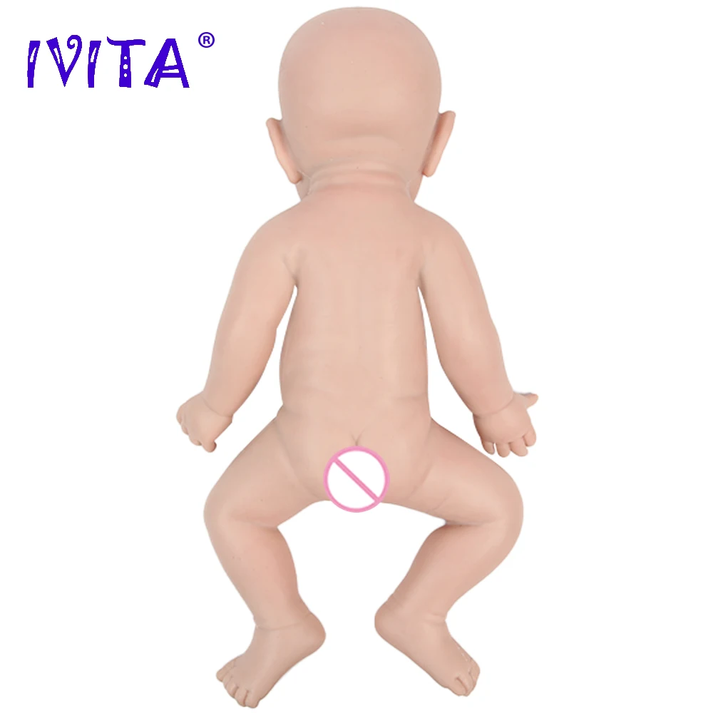 IVITA WG1528 16.92inch Full Body Silicone Reborn Baby new Doll Realistic Girl Dolls Unpainted Newborn 2025 Baby DIY Blank Children Toys
