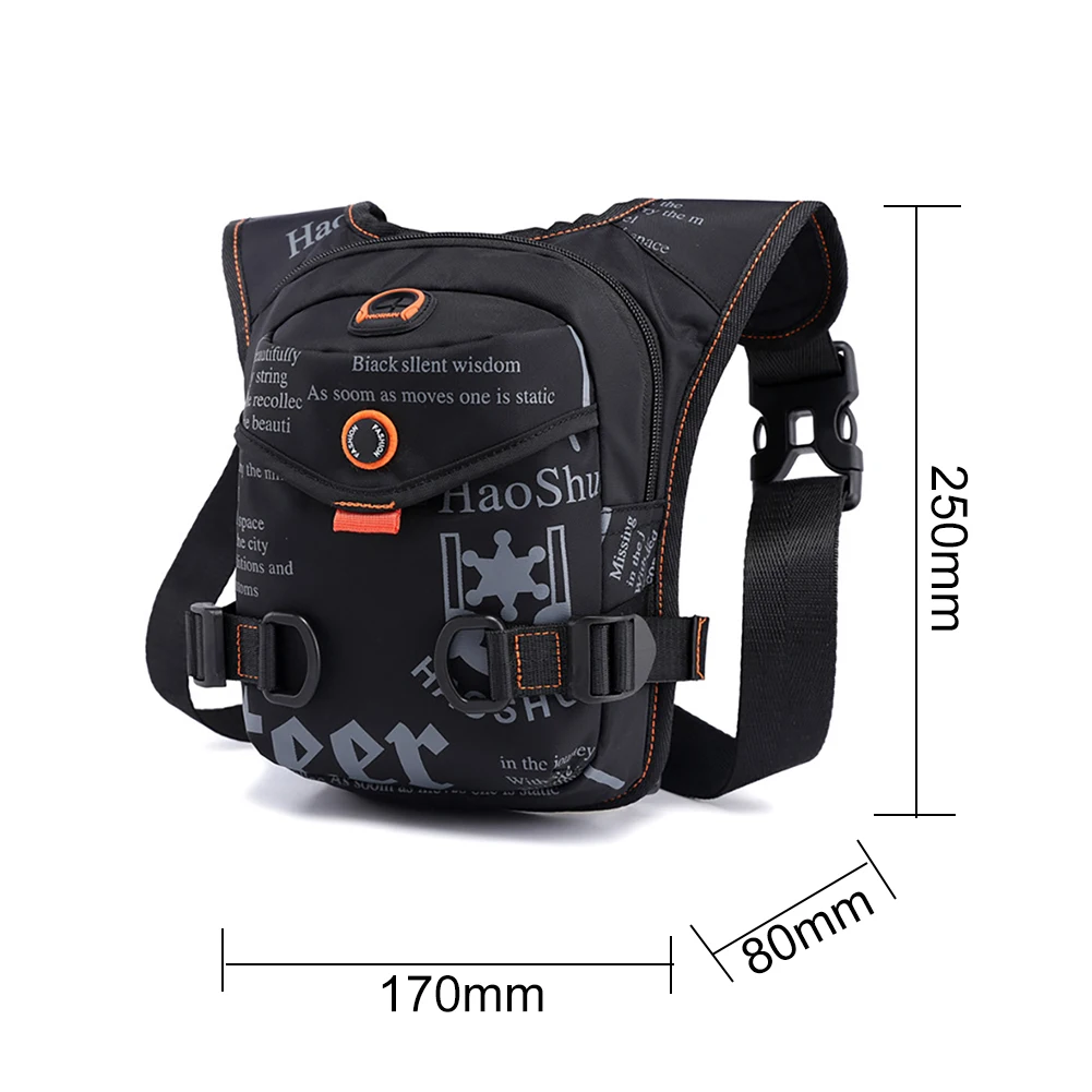 Bags Waterproof Men Messenger Crossbody Chest Fanny Pack Adjustable Large Capacity Accessories for Outdoor Sports Travel smile