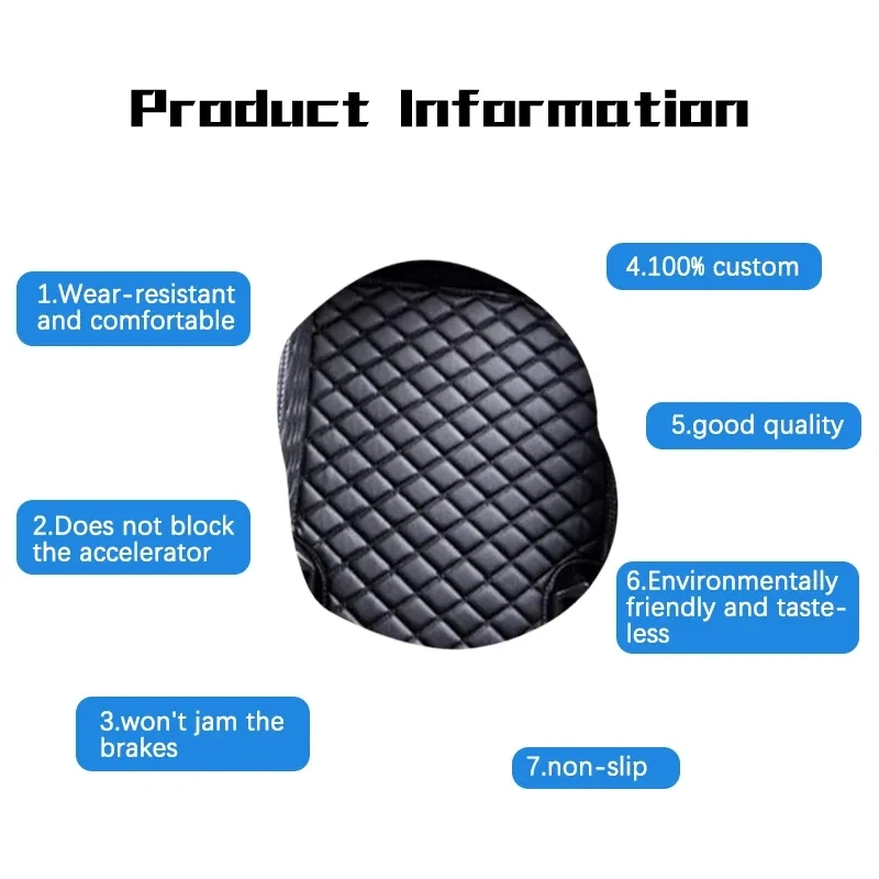 LHD Car Floor Mats For Acura RDX 2018 2017 2016 2015 2014 2013 2012 2011 2010 Auto Interior Accessories 2025 Waterproof new Leather Rugs