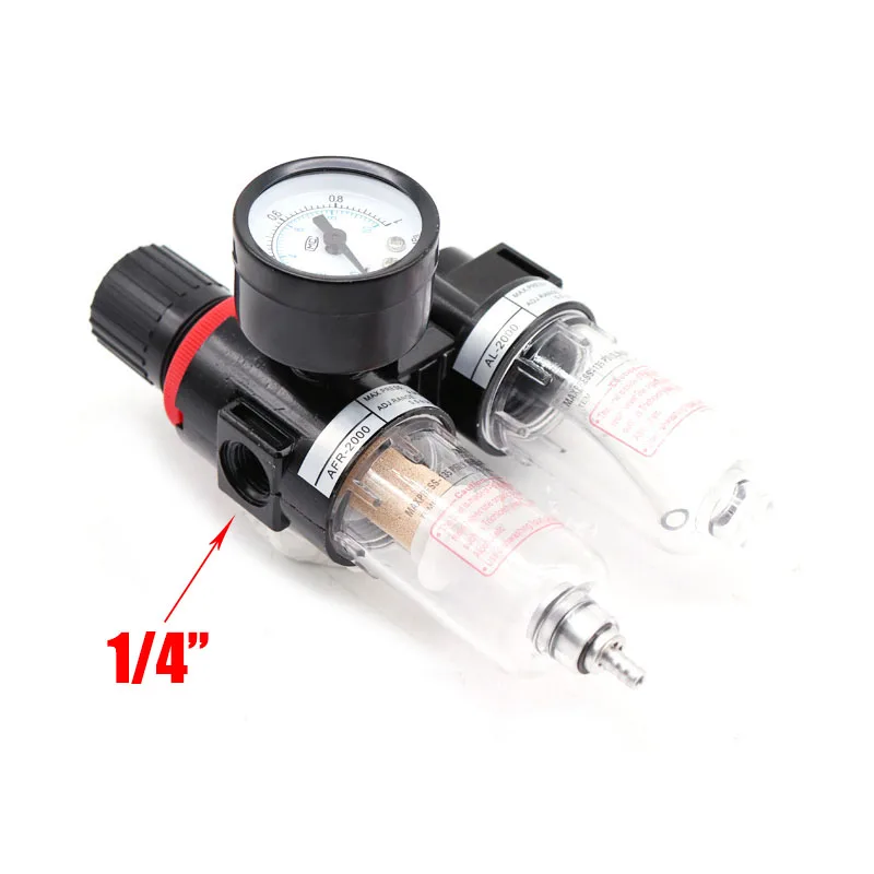 Pneumatic Air Source Processor AFC2000 + AL2000 G1 / 4 "AFC2000 new air compressor oil 2025 and water separator filter regulator trap