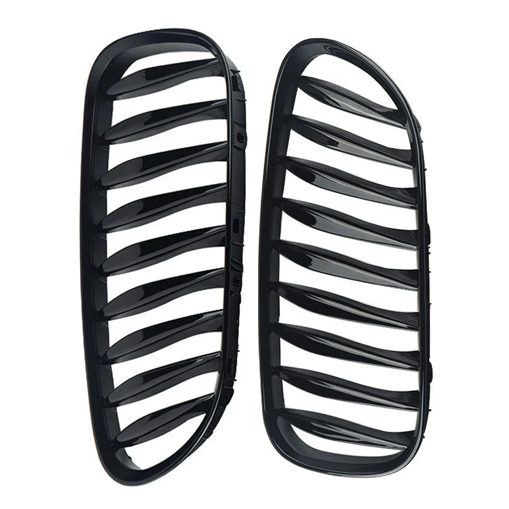 2pcs Front Bumper Kindly Grille Cover Refiting Racing Grill For BMW Z4 E85 E86 2003 2004 2005 2006 2007 2008 51117117757