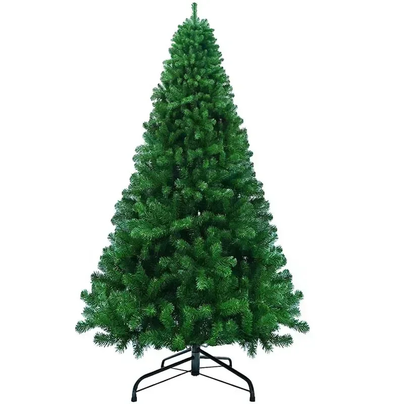 45/60cm Artificial Christmas Tree Green Premium PVC Xmas Tree with Metal Tripod Christmas Decor Hotel Home Decor Outdoor