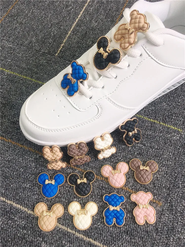Design Jewelry Shoelaces Charms 2025 new Metal Shoe Laces Decor Diy Woman Sneakers Buckle Accessories Shoes Decorations Girls Gift
