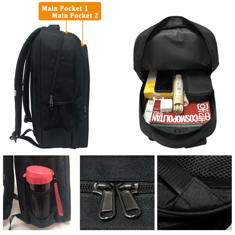3pcs/Set Cool Cartoon Soccer / Football Print Backpacks Teenager Boys Girls Bookbags Children Schoolbag Lunch Bag Penicl Case