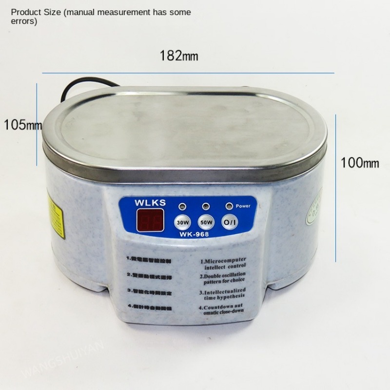 500ml Digital Ultrasonic Cleaner Ultrasonic Bath Jewelry Glasses Circuit Board Cleaning Machine Ultrasound Jewelry Cleaner