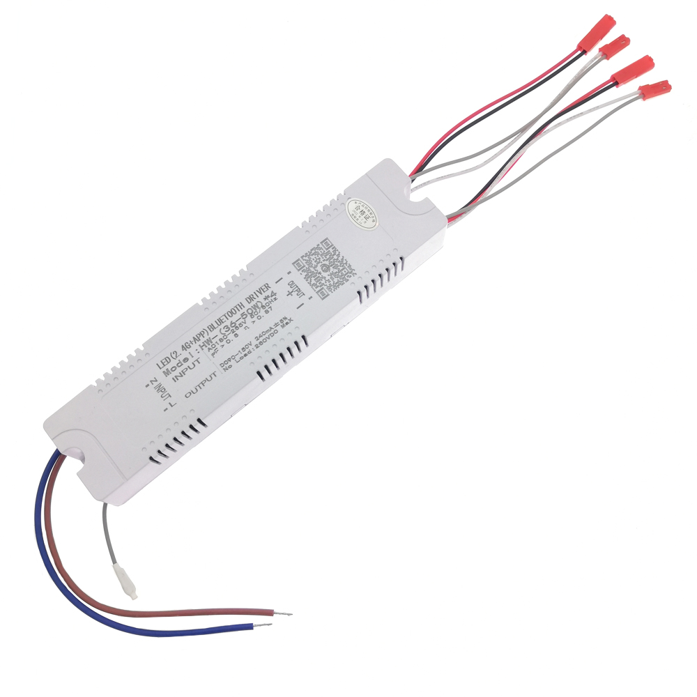 new 36-50Wx4 2.4G RF Remote & 2025 APP Control Intelligent LED Driver DC90-150V 240mA Dimming&Color-Changeable Power Supply Transformer