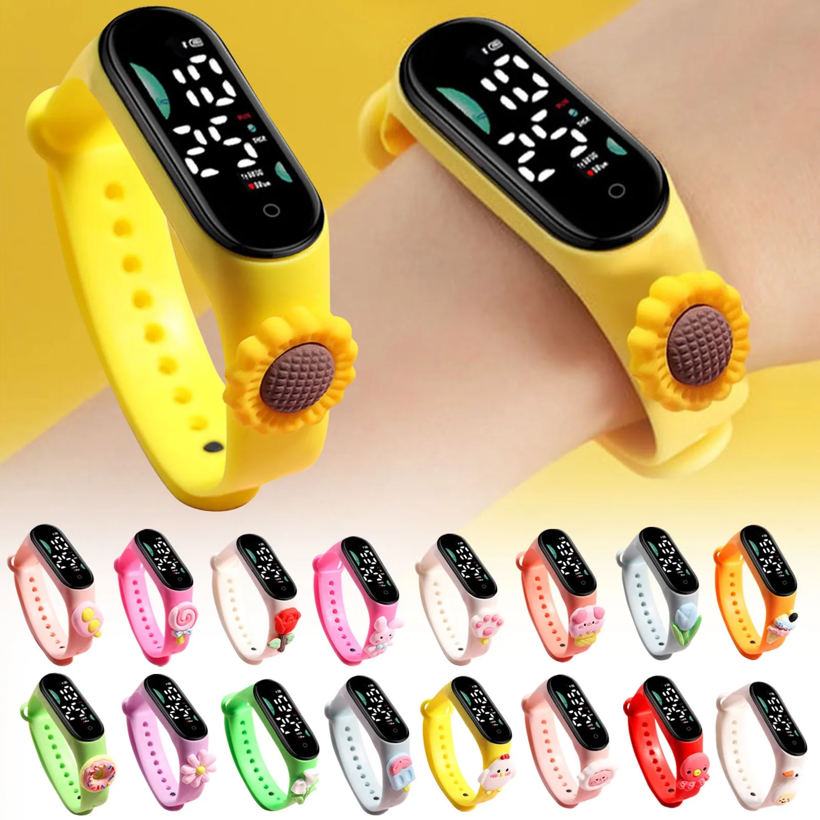 Children's Waterproof Sports Smart Watch Outdoor Silicone Bracelet Electronic Watch Kids Bracelet Digital Watches reloj montre