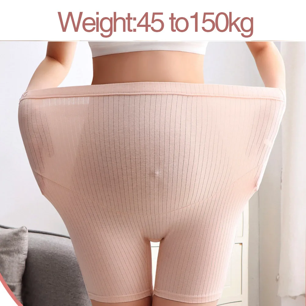 2025 Plus Size Maternity Striped Tights High new Elasticity Underwear Clothes For Fat Pregnant Women Pregnancy Breathable Safety Shorts