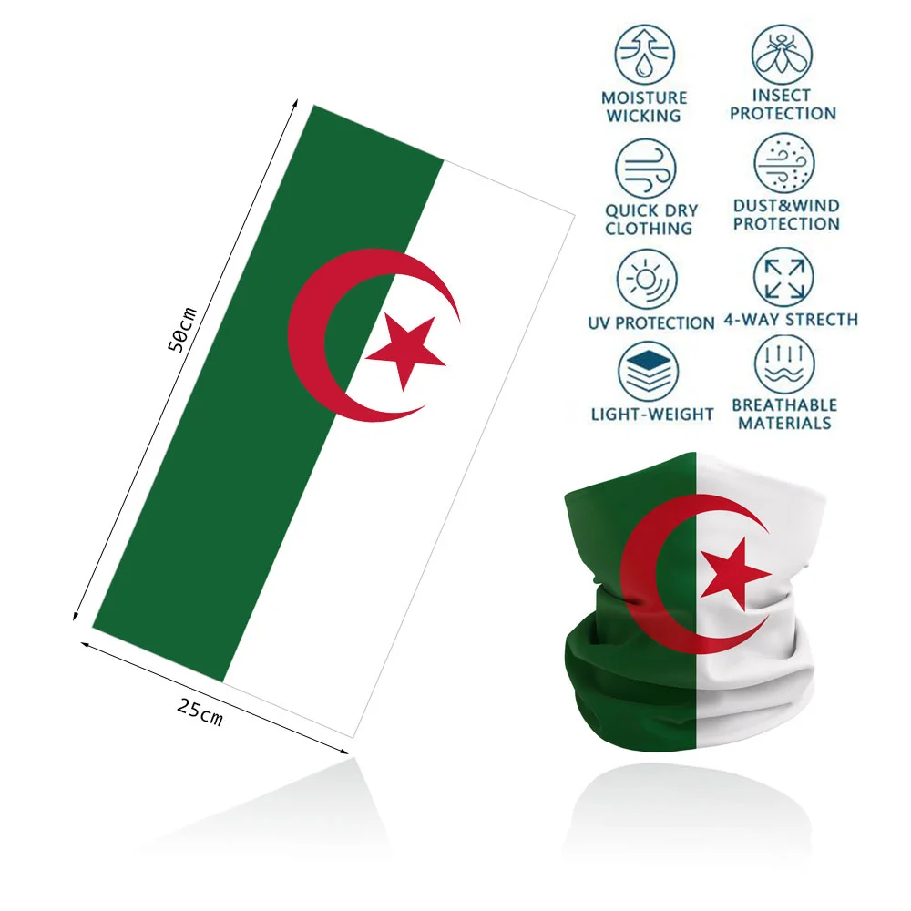 African National Flags Face new Bandana 2025 for Men Algeria Morocco Nigeria Angola Dustproof Cycling Neck Gaiter Women Hiking Headscarf