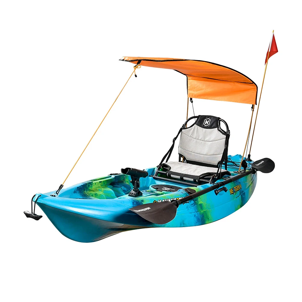 Single Kayak Canoe Awning Fishing Shade Cover Sun Canopy 125*110cm Folding Sunshade Tent Rain Shelter Boat Accessories