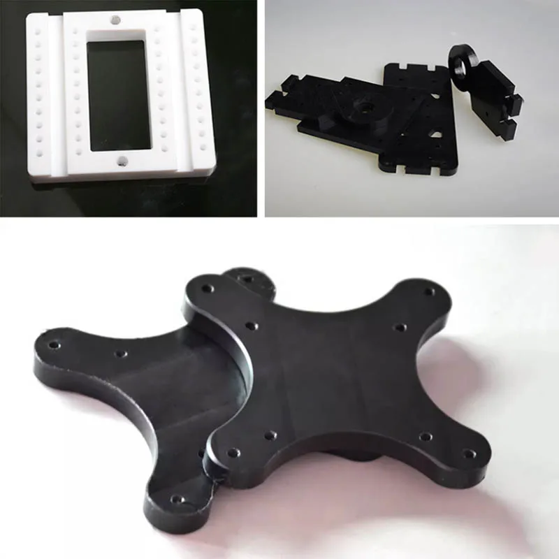New White Black POM Sheet Polyoxymethylene new 2025 Plate CNC Engraving Cutting Model Board DIY Raw Model Materials