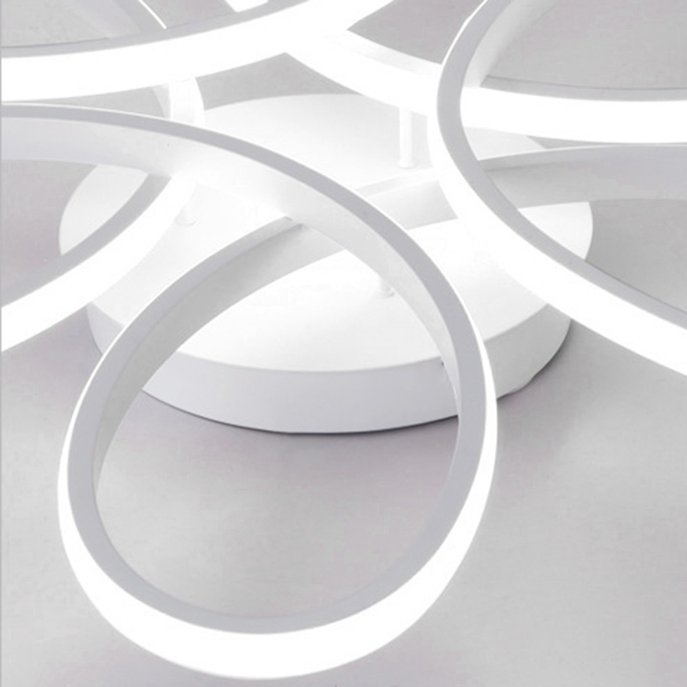 LED 12W Chandelier Modern Household Style Ceiling Lamp Three Colors Flower Design Ceiling Lights Super Bright for Corridor Stair smile