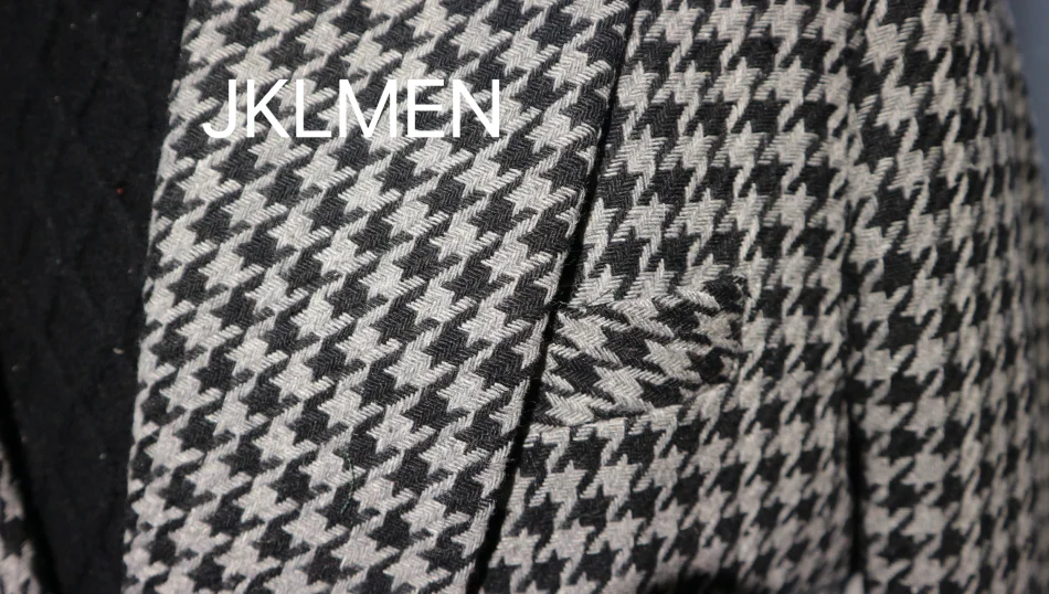 Houndstooth Mens Suits 2PCS Wedding Tuxedos Vintage Fit Formal Groom Wear Tweed 2 Piece Jacket Pants Coustime Homme Luxe