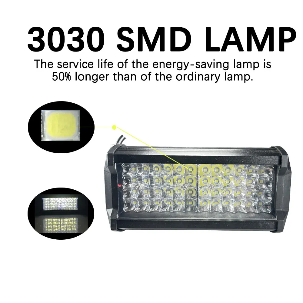 NORGOS 12V 24V LED Bar Offroad Work Light Truck Pickup Truck Farm Tractor Boat for KAMAZ SCANIA VOLVO Benz DAF Freightliner