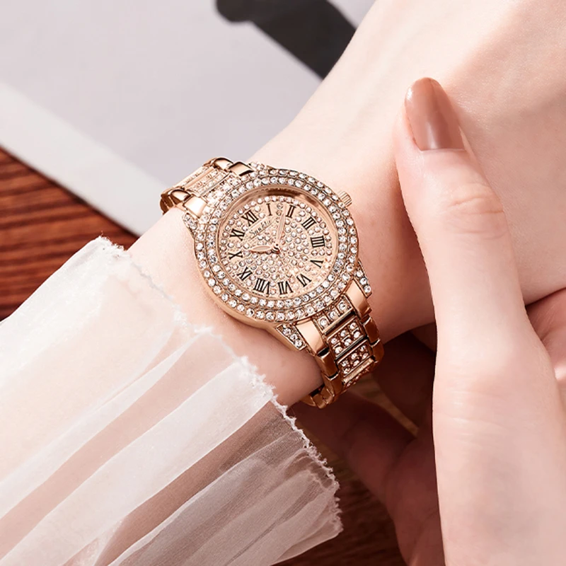 LIGE New Watch For Women Sunkta Brand Luxury Women Watch Creative Steel Waterproof Women Quartz Wristwatches Relogios Feminino