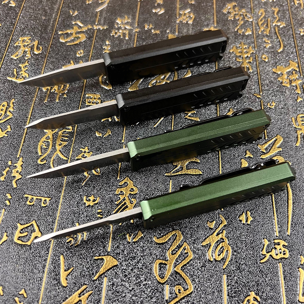 A6722 Small Size Tactical Knife D2 Stone Wash Blade CNC Aviation Aluminum Handle Outdoor Camping Hiking Fishing EDC Pocket Knives