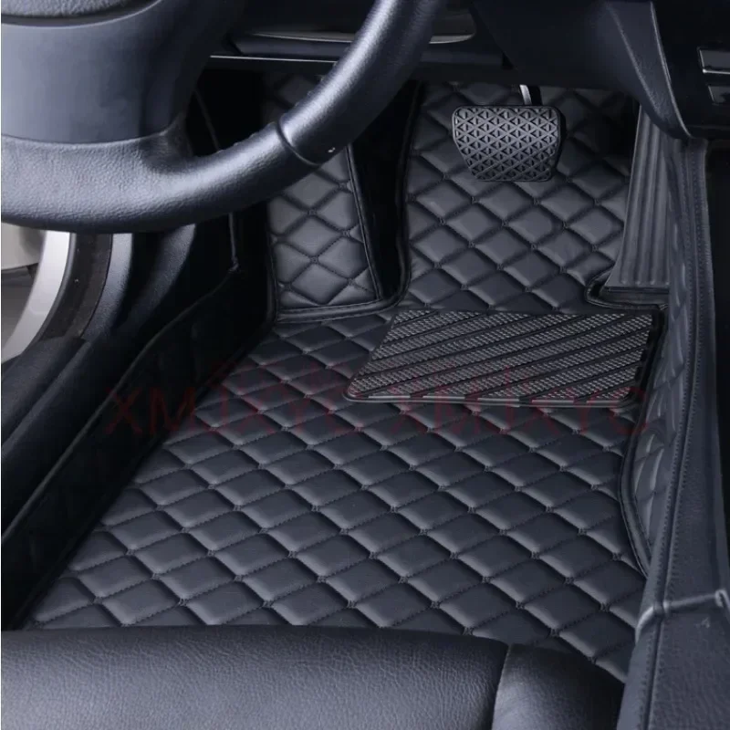 Custom 3D Car Floor Mats for Mercedes Benz GLA X156 H247 2019-2023 GLB 5 7 Seat Interior Accessories Artificial Leather