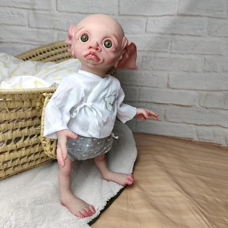 40cm Fariy Elf Reborn Dolls Handmade Reborn Baby Doll Sweet Baby Collectible Art Doll High Quality Handmade Doll