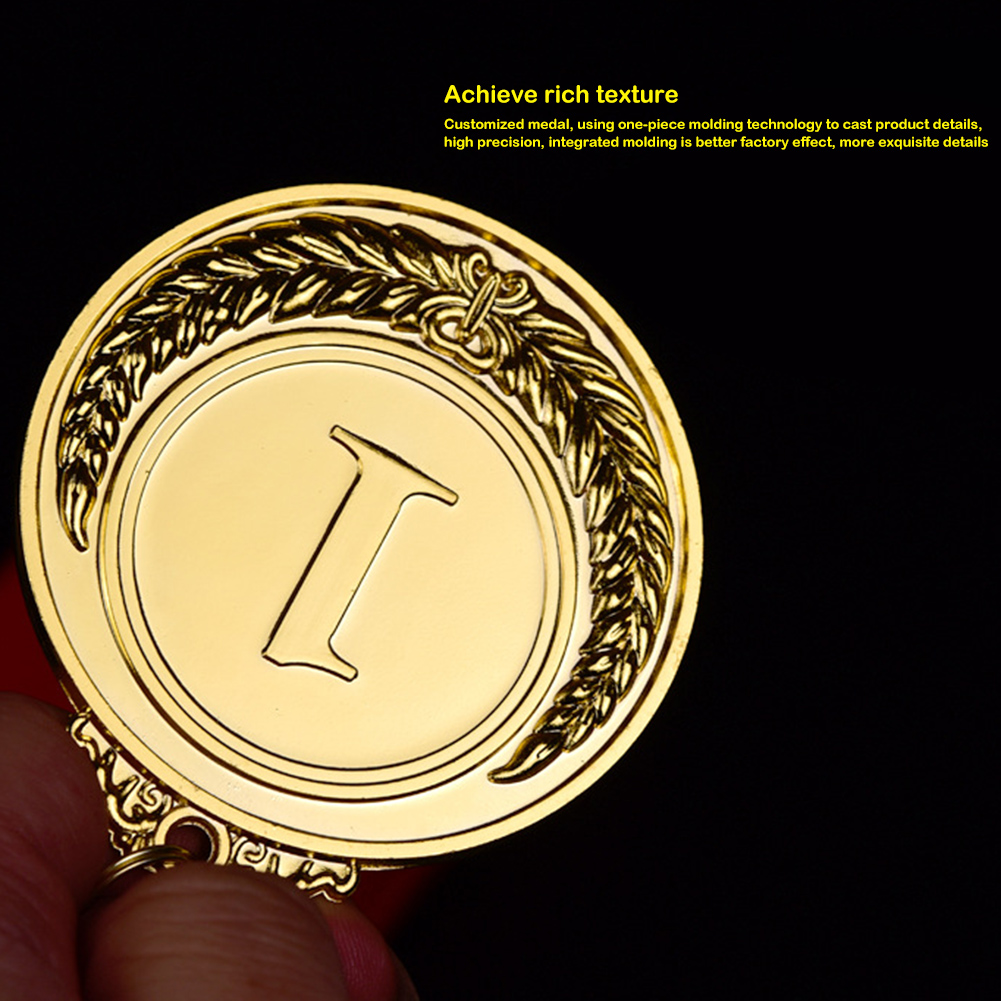 Gold Silver Bronze Award Children Medal Winner Reward Encourage Badge Competitions Prizes Outdoor Kids Games Toy School Supplies