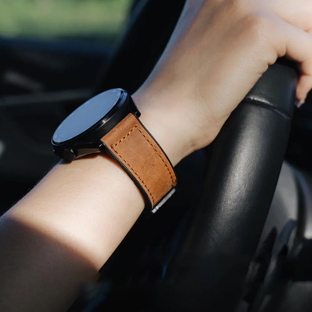 Leather Silicone Strap for Samsung Galaxy Watch 6/5/4 44mm 40mm Watchband 20mm Band Bracelet Galaxy Watch6 Classic 43mm 47mm
