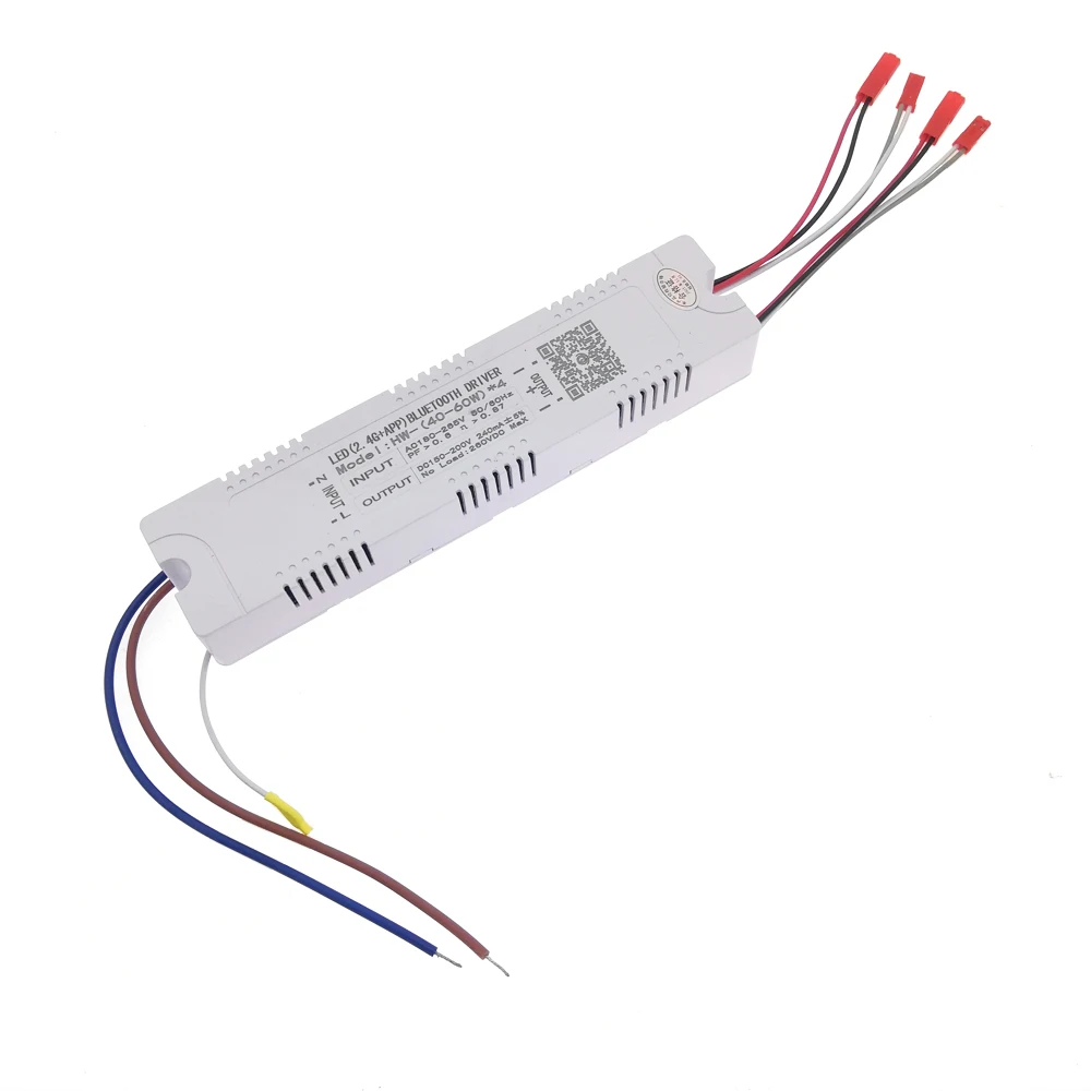1pcs AC220V 2.4G 2025 Intelligent LED Driver 40-60Wx4 RF Remote new APP Bluetooth Control 240mA DC150-200V Dimming Smart Power Supply