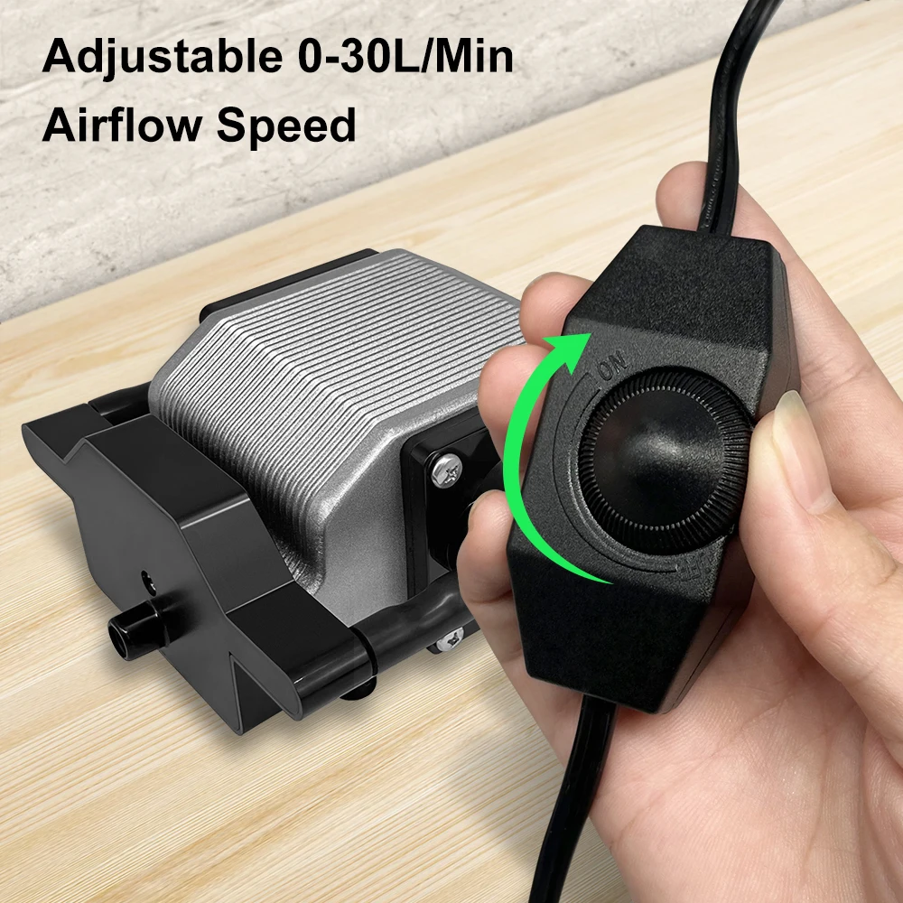 LASER new TREE Air Assist Pump 30L/Min Air Compressor Adjustable Speed Low Noise for CNC 2025 Laser Engraving hine Wood Working Tools