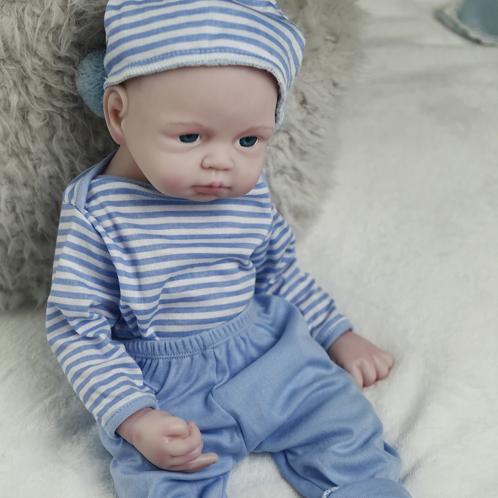 COSDOLL 49cm 3.2kg 100% Full Body Silicone Reborn Baby Doll Realistic Baby Toys Soft Dolls for Children Christmas Gift