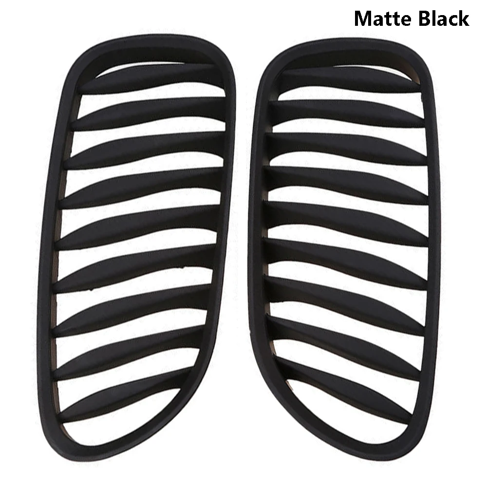 2pcs Front Bumper Kindly Grille Cover Refiting Racing Grill For BMW Z4 E85 E86 2003 2004 2005 2006 2007 2008 51117117757