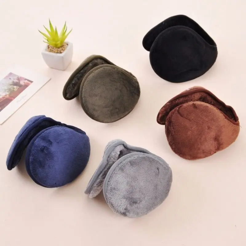 1PC Windproof Earmuffs Unisex Winter Fleece Ear Warmer For Men Women Outdoor Cycling Skiing Warm Ear new 2025 Cover Protector Earloop
