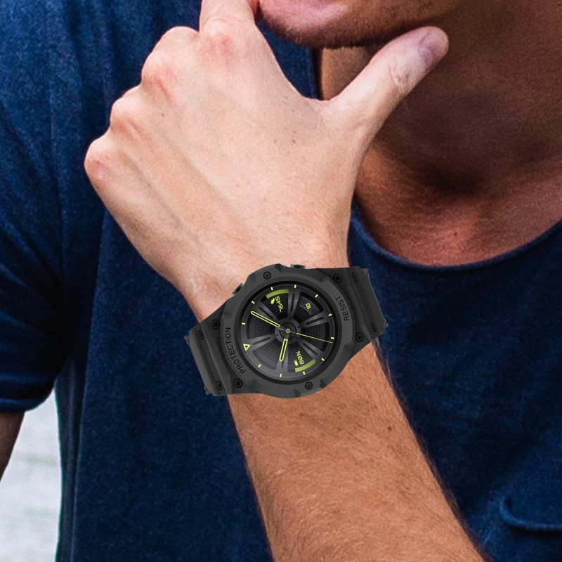 Case strap For Huawei Watch GT mm All inclusive Silicone Watchband Rubber Sport Shell