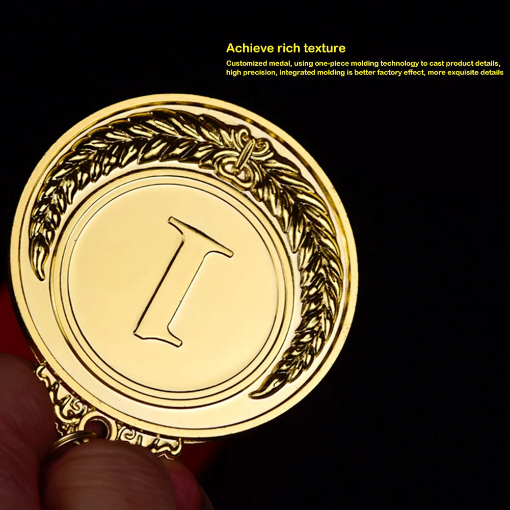 10/20/30pcs Gold Silver Bronze Prizes Winners Medals Sports Day Competitions Awards Medal Adults Children Outdoor Games Souvenir