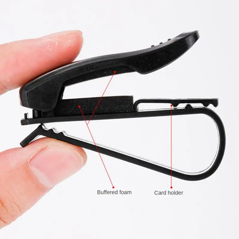 S-Type Car Glasses Clip 2 In 1 Multifunctional Auto Vehicle Sunshade Sun Visor Eyeglass Card Clip Holder Car Accessories