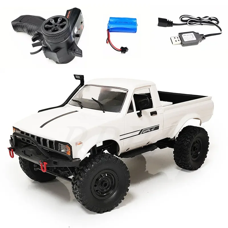 RC Car WPL D62-1 D64-1 Full Scale 1/16 2.4G Vehicle Rock Crawler Electric Buggy Climb Truck Modifying Off-Road For Kids Gifts