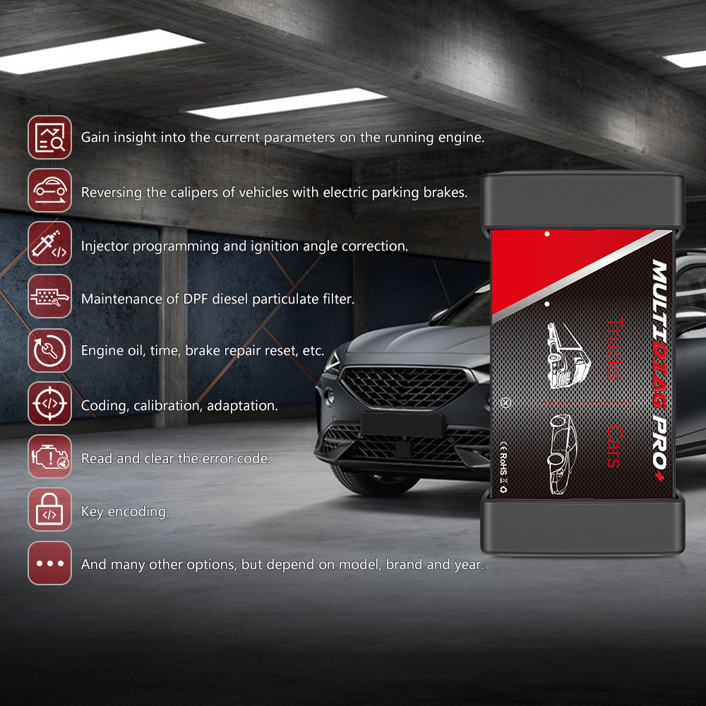 Multidiag Pro V2021.11 V3.0 NEC Relays OBD2 Bluetooth Scanner Free Keygen OBD 2 OBD2 Car Diagnostic Auto Tools For Car Truck