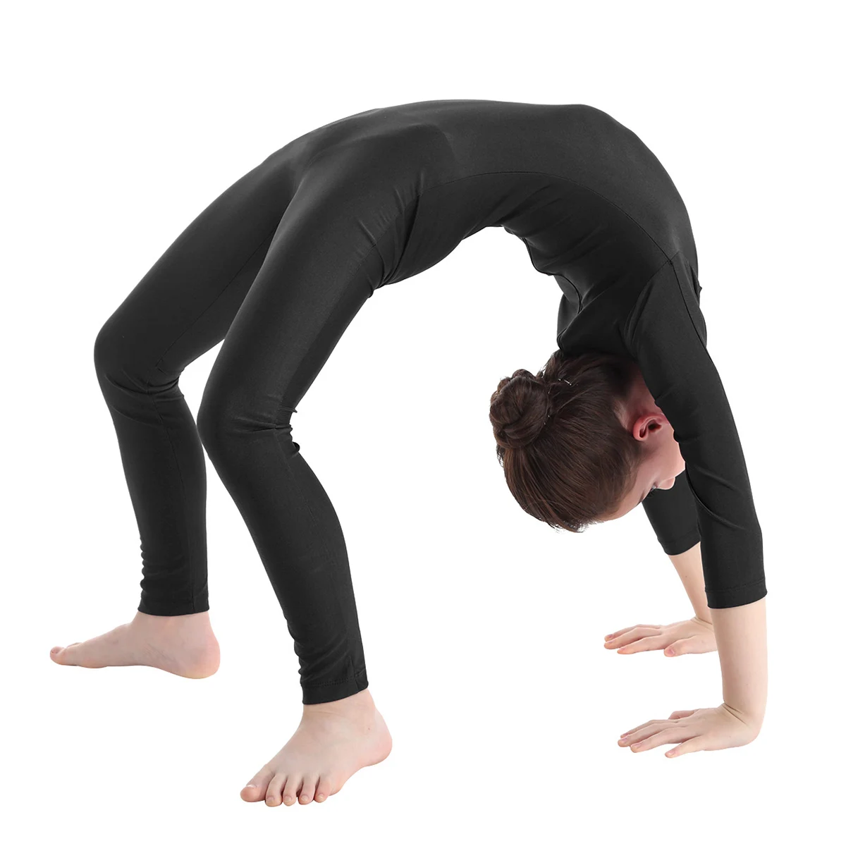 Kids new Girls Ballet Leotards Costume Long Sleeve Gymnastics Leotard 2025 Jumpsuit Unitard Ballet Dance Class Training Performance Wear