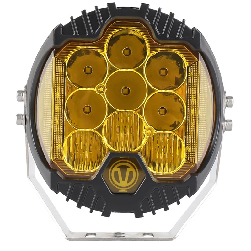LED nebel fahr licht 7 inch 90w 3000K 4300K gelb off road spot licht 4x4 SUV