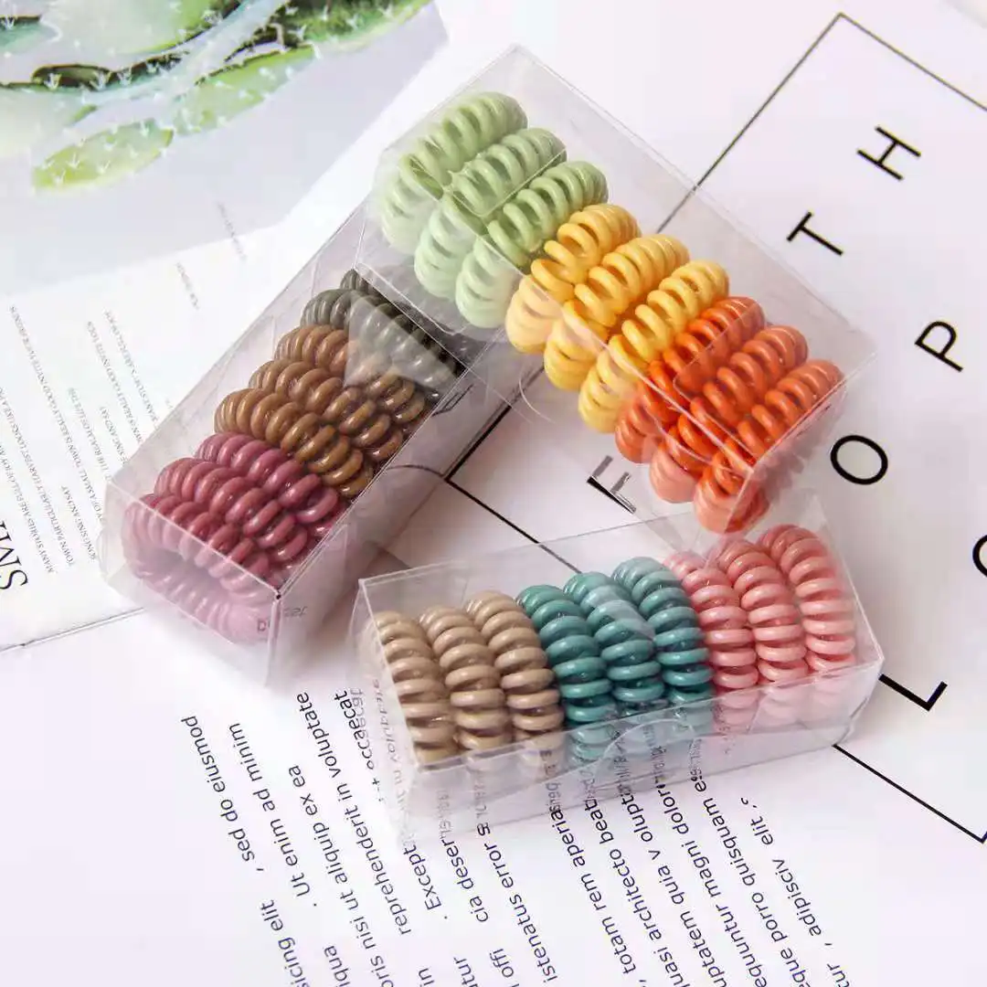 9pcs Hair Accessories Para El Cabello Scrunchies Cheveux For Women Rubber Elastic Bands Ponytail Borracha Diademas