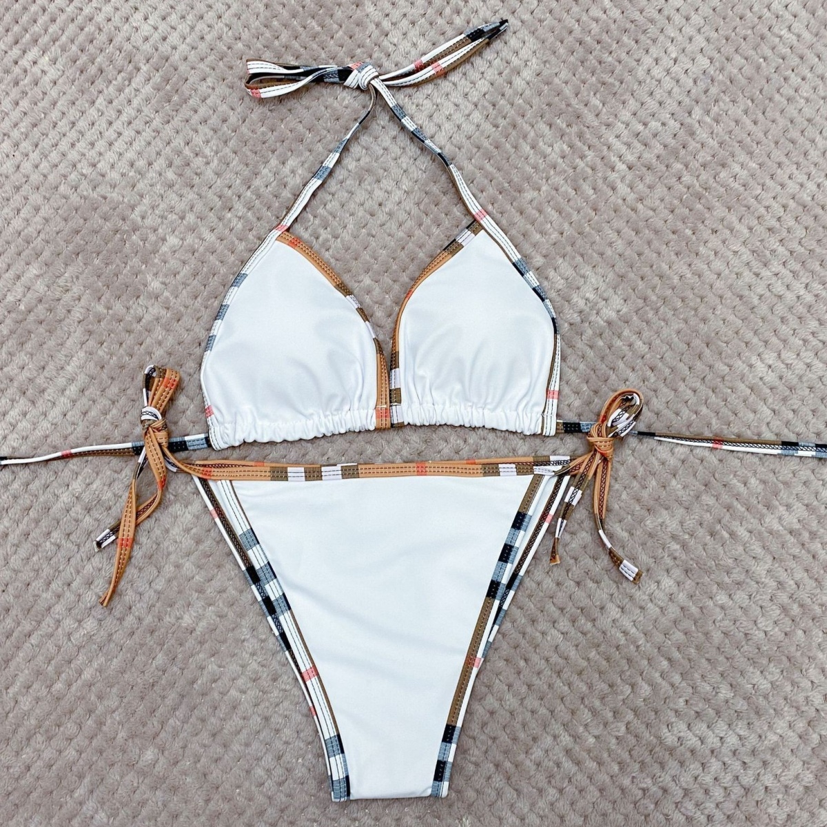 Thong bikini de dise o woman designer swimwear cover sex strap green bikini high waist bathe suit one piece swimsuit cover letter bikini swim suit luxury bathingsuit