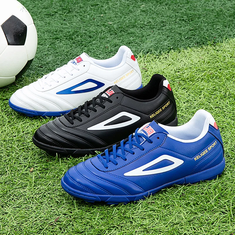 Men's Football Shoes Wholesale Soccer Shoes Turf Sneakers Breathable Outdoor Grass Futsal Indoor Adult Professional Non-Slip