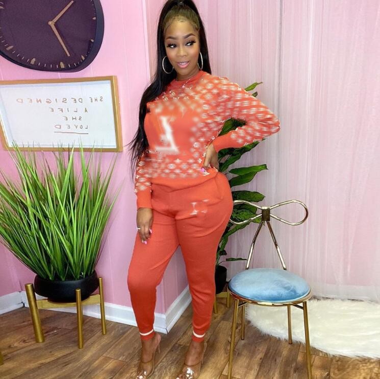 Designer Women Tracksuits Long Sleeve Luxury Brand Hoodies Top Trousers Outfits Ladies Fashion Sportsuit Casual Pants Sets